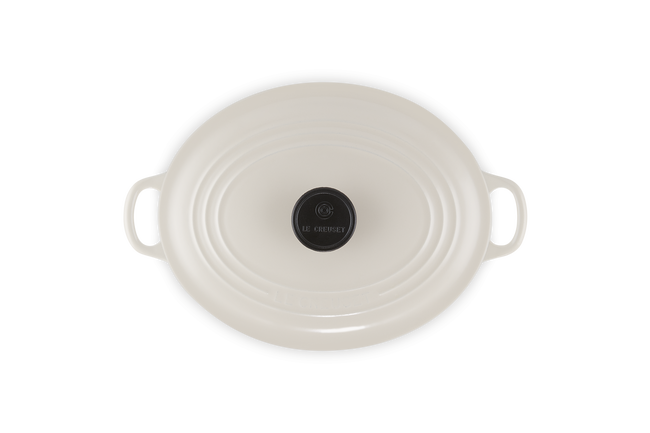 Cast Iron Classic Oval CasseroleCrème image number 5